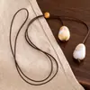 Estilo Étnico Boêmio Retrô Folha Corte Longo Geométrico Clavícula Corrente Estilo Zen Versátil Personalizado Corrente para Suéter