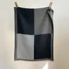 Otoño e Invierno Simple Letra Versátil Chal para Aire Acondicionado Imitación Cachemira Bufanda de Negocios para Mujer Bufanda de Alta Gama Cálida y a Prueba de Frío