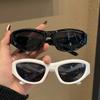 Gafas de Sol Estilo Nuevo con Montura Ojo de Gato para Mujer, Gafas de Sol de Alta Gama Estilo Europeo y Americano de Influencer Ins, Alto Valor Estético, Gafas con Efecto Adelgazante a