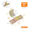 Dobradiça de Cama Personalizada pelo Fabricante Viga de Cama de Madeira Maciça Acessórios de Suporte Fixo para Estrutura de Cama Dobradiça de Cama Espessada Suporte de Cama em Forma de U