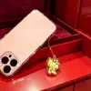 Llavero de Cuerda Roja de Dibujos Animados, Oveja Pequeña, Caballo Pequeño, Cadena para Teléfono Móvil, Colgante para Bolso, Regalo para Festival al por Mayor