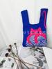 Nova bolsa de tecido voador bolsa de malha feminina saco de balde de lã japonês e coreano estilo All-match Hand-carried Casual Tote Bag Lunch Bag