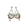 ¡Sutil y Misterioso! Aretes de Perla Incrustados con Diamantes, Estilo de la Corte Francesa, Artesanía Exquisita, Aretes de Moda con Diseño Único para Mujer