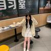 Roupas com Capuz da Moda Hoodie Estampado Pequeno Harajuku Simples Artístico Retrô Suéter com Capuz Casaco Feminino Fino