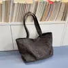 Bolso Tote Transfronterizo Estampado de Leopardo Retro Moda Otoño 2026 Bolso de Mano de Nylon para el Trabajo Bolso Elegante de Hombro Único para Mujer Bolso de Axila