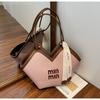 Bolso Transfronterizo de Gran Capacidad para Mujer Verano Versátil 2025 Nuevo Bolso de Hombro Casual Diseño Nicho Bolso Tote para Viaje