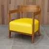 Mesas y sillas de cafetería de moda, tienda de postres y té de leche, bar de libros, sala de reuniones y recepción, juego de bancos dobles de madera maciza para ocio
