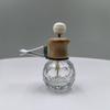 Bola de Taladro de Salida de Aire para Coche Botella de Perfume Botella Vacía Perfume Aromaterapia Aceite Esencial Colgante para Coche Expansión Botella de Aromaterapia de Interior
