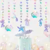 Decoraciones de Actividades de Temporada de Regreso a Clases con Temática Oceánica de Verano para Jardín de Infantes Adornos Colgantes de Cumpleaños Medusas Burbujas Banderines
