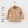 Top para Bebé Categoría A Algodón Otoño e Invierno Sin Huesos Ropa de Otoño para Niños Primavera y Otoño Cálido Sudadera de Una Pieza Top de Algodón
