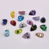 Pedras Soltas de Zircônia Coloridas em Formato Gota, Pedras para Face de Anel em Formato de Pera, Acessórios para Joias, Acessórios de Diamante Cz, Pedras Sintéticas