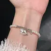 Pulsera Zhizhen Baby de Perlas Pequeñas Naturales con Incrustaciones de Nácar Blanco, Simbolizando Riqueza Instantánea, Exquisita y Dinámica, Pulsera Ajustable