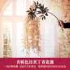 Comércio exterior atacado criptografia simulação lilás flor artificial casamento flor de glicínia decoração buquê