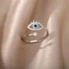 Anel para Óculos Minimalista de Luxo Leve Transfronteiriço de Nicho Olho de Hórus Não Desbota para Mulheres, Joia de Alto Padrão Mais Vendida na Amazon