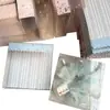 En Stock Gomas Grandes para el Cabello Caja Transparente Accesorios para el Cabello Caja de Regalo Pinzas para el Cabello Lindas con Tarjeta Trasera Impresión de Logo
