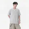 Em estoque, verão, duas peças, caimento solto, modelador, casual, versátil, camiseta de manga curta, comércio exterior japonês e coreano, casual, respirável, camiseta de manga curta
