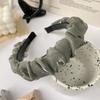 Diadema de estilo coreano con perforaciones en caliente, diadema de ala ancha con parte superior de cráneo alto, temperamento de alta sensibilidad, cueva para el cabello, lavado de cara, paquete de sombreros para el cabello