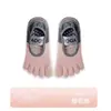 Calcetines Profesionales de Pilates para Mujer, Calcetines Deportivos de Yoga Antideslizantes Absorbentes de Sudor Antibacterianos de Cinco Dedos, Calcetines para Yoga en Interiores con Dedos Separados