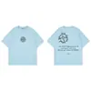 Camiseta Informal de Marca Trendy de Manga Corta con Piedras Transfronterizas para Parejas Versátil Estilo Retro Americano Corte Holgado Unisex de Media Manga