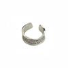 Corea del Sur ins Anillo de Dedo de Estilo Frío y Frío Plata de Ley S925 Anillo de Edición Ancha en Inglés Nicho de Apertura Sentido Avanzado