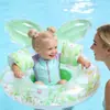 Aro de Natação Transparente com Lantejoulas de Margarida da Moda, Boia Inflável Espessada para Adultos e Crianças, Aro para Brincadeiras Aquáticas na Praia e Piscina