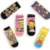 Calcetines de algodón para mujer, de alta calidad, para las cuatro estaciones, de comercio exterior, para hombre, de Simpson, para barco, de Amazon, fabricantes de calcetines de algodón, calcetines al por mayor.