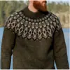 2025 Tejido de Aguja Gruesa Impresión Digital 3D Sudaderas Redondas para Hombre y Mujer Empalme de Rayas Prendas de Exportación Sudaderas para Mujer