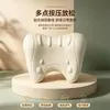 Almofada de massagem cervical para uso doméstico, alívio e alongamento cervical, suporte de pescoço em forma de C, almofada de massagem auxiliar de correção e suporte