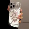Apple 18 Pro Max Color Dopamina Pantalla Trasera con Lazo iPhone Teléfono Android Estuche Suave y Duro Personalización