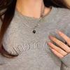 Collar de Perlas Retro Francés para Mujer, Collar de Clavícula Nicho de Lujo Ligero, Nuevo Colgante Versátil de Moda Popular 2024