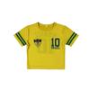 2025 Verano Nuevo Tops de Mujer Estampado de Letras de Bandera Nacional Estética Retro Camiseta Ajustada Casual para Combinar con Todo