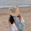 Chapéu de Cowboy Ocidental Estilo Novo 2026 para Homens e Mulheres, Chapéu de Sol para Viagem ao Ar Livre na Primavera e Verão, Chapéu de Jazz Simples e Versátil