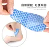 Parche Ovalado Equipo Protector de Esquí Gel Autoadhesivo Accesorios para Botas de Esquí Acolchado Suave Anti-Desgaste Absorbente de Impactos Almohadillas para Tobillo y Talón