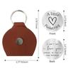[Superventas] Pock Hug token abrazo de bolsillo moneda de acero inoxidable superventas transfronterizas letras europeas y americanas regalo estuche de cuero