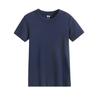 Camiseta Feminina Japonesa Manga Curta Gola Careca Lisa Base Casual Versátil Emagrecedora para o Dia a Dia