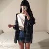 2026 Nuevo Estilo Coreano Primavera y Verano Abrigo Delgado Cárdigan a Cuadros Camisa de Manga Larga para Estudiantes Ropa a Cuadros para Proteger del Sol de Mujer Tendencia para Mujeres