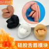 Modelo de Silicone de Características Faciais Humanas, Modelo 3D de Boca e Língua, Molde para Treinamento de Piercing, Suporte de Exibição para Piercing de Lábio e Língua
