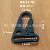Corda Tática para Arma ao Ar Livre Cordão de Fã do Exército Fivela Hawk Liga de Zinco Multifuncional Escalada em Rocha Eletroforese Preto Fivela de Gancho de Escalada