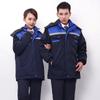 Overoles de invierno para hombre engrosados resistentes al desgaste ropa de protección laboral para fábrica de reparación de automóviles traje a prueba de frío cálido overoles de taller chaqueta acolchada de algodón