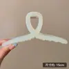 Pinza de garra extra grande de 15 cm para cabello grueso, pinza de tiburón simple para mujer, accesorio para el cabello para la parte posterior de la cabeza