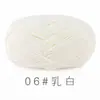 4 fios de algodão penteado quatro fios de leite algodão bola boneca cobertor hairpin crochê diy material saco lã saco de tricô