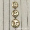 Botón Metálico de Superficie de Cráter de Meteorito Botón para Traje Botón de Lana Tejida para Abrigo Botón Decorativo Versátil Simple Botón Cosido a Mano