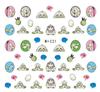 Desenho Animado Nova Marca d'Água Adesivos Nail Art E-commerce Transfronteiriço Nail Art Marca d'Água Desenho Animado Menina Bonita Fofos Adesivos Nail Art