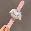 Juguete de Peluche de Dibujos Animados Goma para el Cabello Hacedor de Chongo Pulsera para Niños Oso Amarillo de Peluche Pulsera de Bofetada