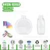 Wow 350ml ml Botella Oblata Plástico Pet Botella para Bebidas Botella de Jugo