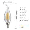 Lâmpada LED Estilo Edison E27E26 Rosca Iluminação Iluminação C35 Rabo de Puxar G45 Lâmpada de Filamento Retro Transfronteiriço