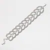 Pulseras de Diamantes Exageradas Elegantes de Venta Caliente Transfronteriza Europea y Americana para Mujer Pulseras de Boutique de Moda Joyería de Mano Fabricantes Mayoristas B13