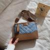 Bolso de Moda Lingge con Correa Ancha para el Hombro 2024 Nuevo Otoño e Invierno Bolso Balde Vintage Bolso de Hombro Bolso Cruzado Bolso Casual