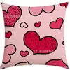 Venda Quente Transfronteiriça Dia dos Namorados Amor Capa de Almofada Decorativa Lona para Interior e Exterior Capa de Almofada Estampada
