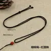 Cordão de Pingente Ajustável, Cordão Fino para Pendurar Pingente, Cordão de Jade, Pingente de Cristal Tecido à Mão, Cordão para Pendurar Joias de Cinábrio Atacado